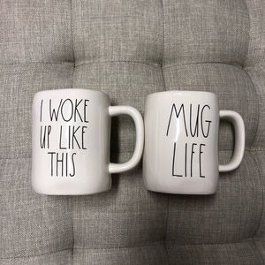 Rae Dunn mug life set